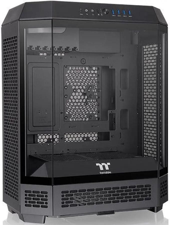 Корпус ATX Thermaltake The Tower 600 Black, Midi-Tower, без БП,  черный [ca-1z1-00m1wn-00]